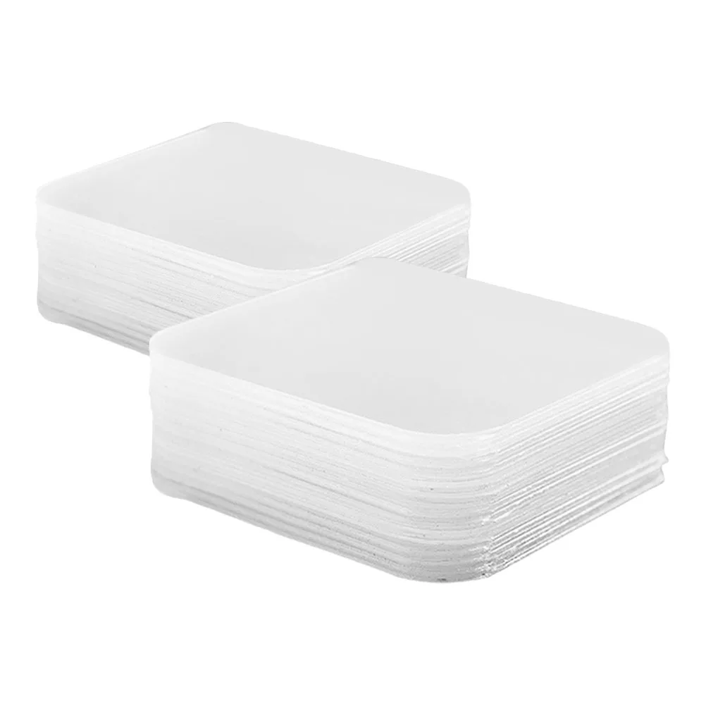

120 Pcs Transparent Double Sided Tape Clear Adhesive Mounting Heavy Duty Acrylic Craft Wall Strips Sticky Strong