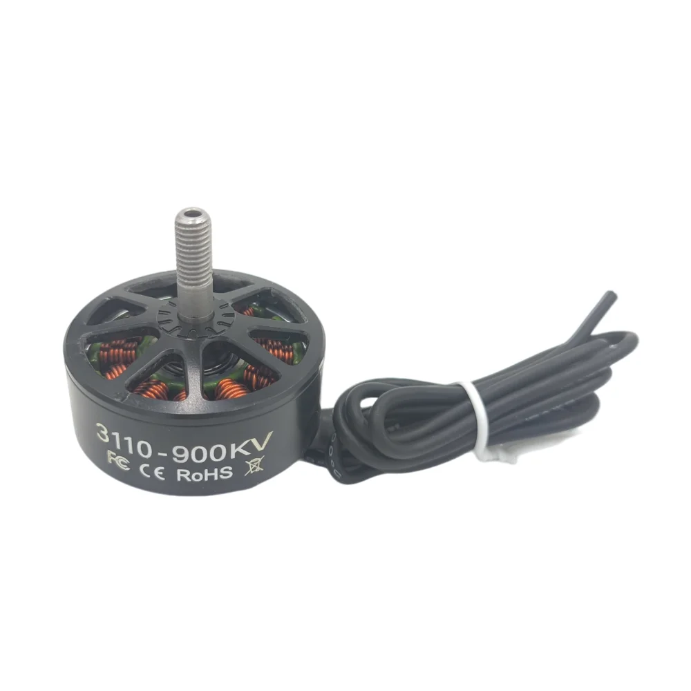 4pcs Dogmang 3110 900KV Motor sem escova para FPV Freestyle Drone 6S LIPO Compatível Cinelifter de longo alcance 9 polegadas 10 polegadas Modelos RC