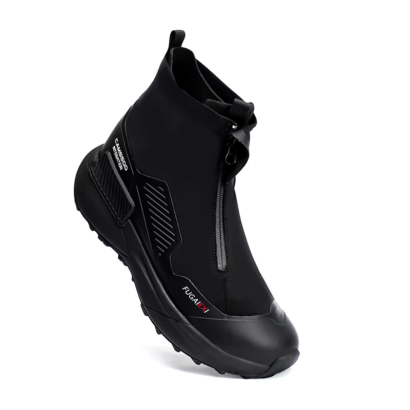 Men's Comfortable Autumn/Winter Outdoor Hiking Boots Unisex Waterproof Hiking Shoes with Slip-Resistant Soles