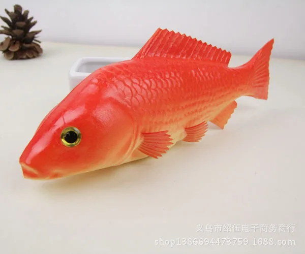 Simulierte Fisch modell künstliche Karausche Figur Fisch Dekoration Ornament Kinder Tier lernen Spielzeug Geschenke dekorative Requisiten – Detail 2