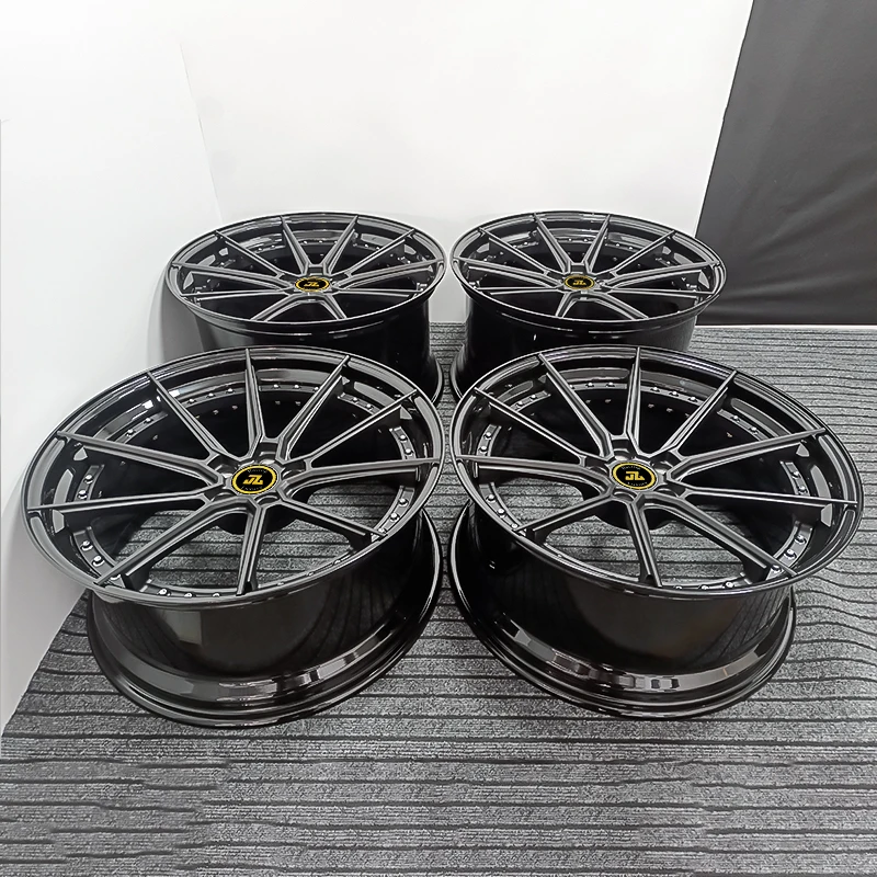 Custom Forged 2 piece Wheels Aluminum Alloy Mesh Design 20 Inch 5X120 for Ferrari 360 430 458 XJ Customizable 17-24 Inch