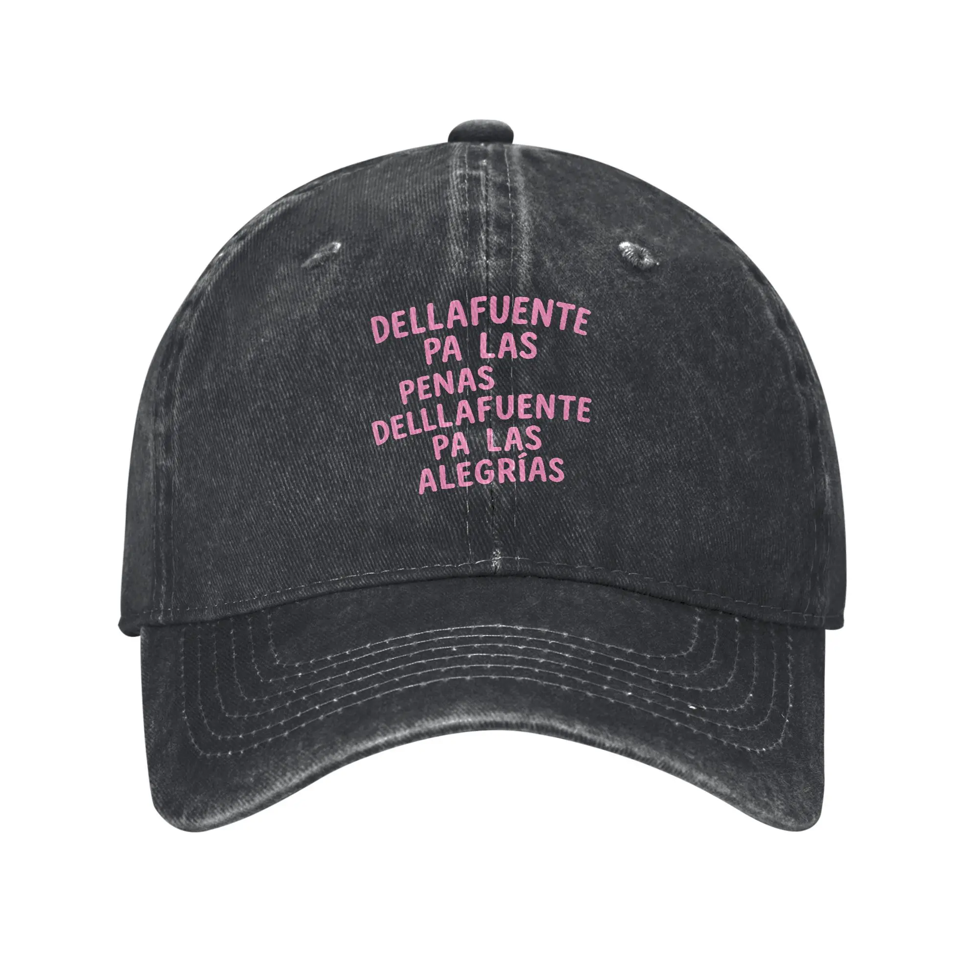 

Rapper Dellafuente Baseball Cap Sun Outdoor Sport Hot Sale Washed Hip Hop Hats Female Male y2k Cute Custom Logo Snapback Cap