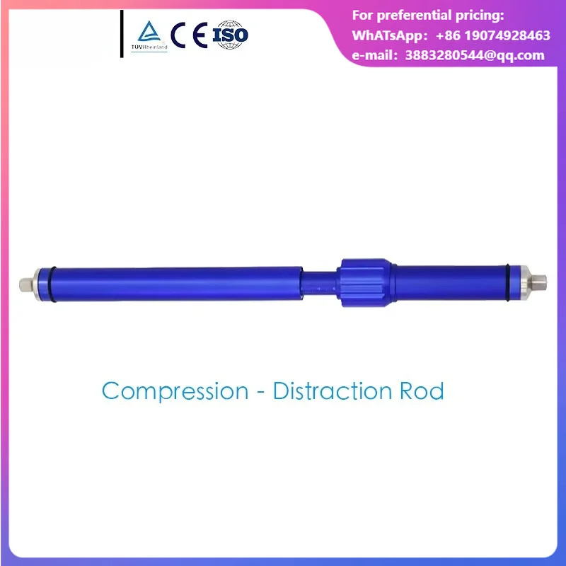 Hoffman Type Combined Modular External Fixator Compression Distraction Rod Single Piece Lower Limb External Fixator Part