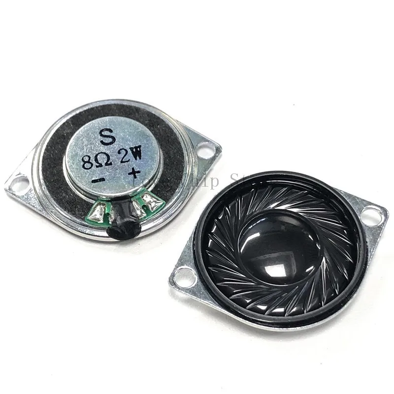 Ultra-thin speaker with ears 8 ohms 2 watt 2W 8R trumpet Diameter 28mm 2.8CM thickness 5.5mm Loudspeaker With Mounting Holes