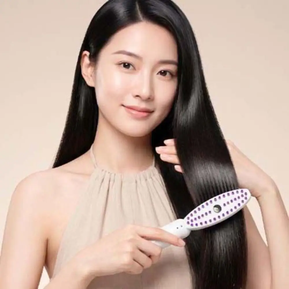 Multi-Function Red Light Spray Massage Comb Anti-Frizz Large Tank Portable Electric Spray Hair Brush Hair Care Scalp Nourish