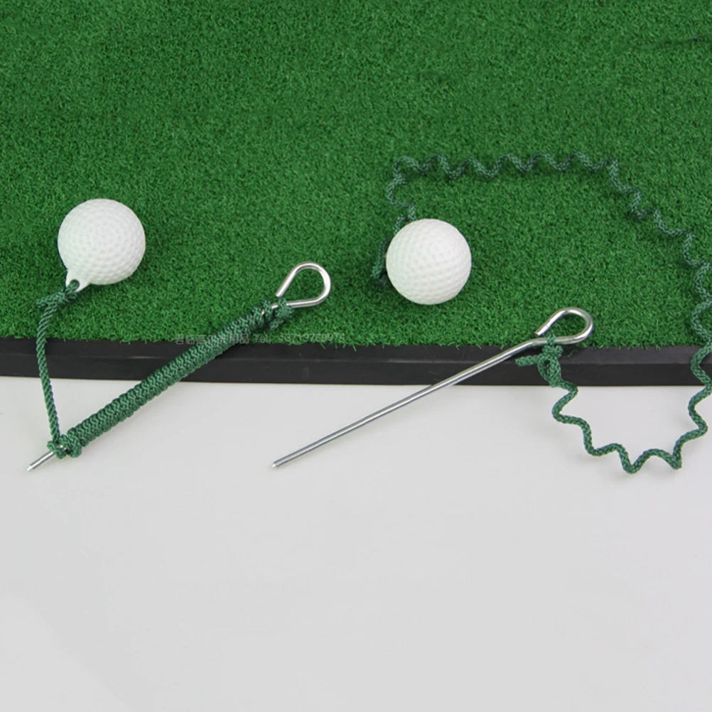 

Swing Golf Training Equipment Metal Rope Ball for Skill Improvement Durable Golf Swing Trainer Aid Tools Supplies