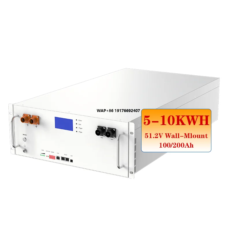 

Sloer Lifepo4 Lithium Ion Batterie Solaire 48V 51.2V 100Ah 200Ah 5Kwh 10Kwh Home Energy Storage Battery