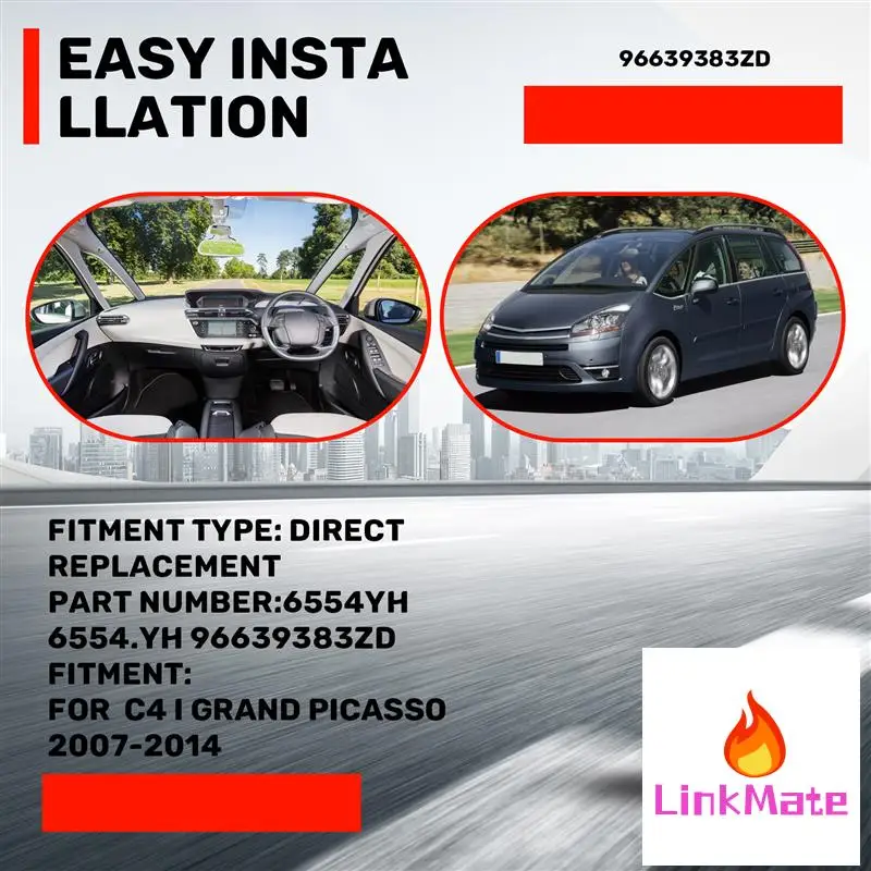 

6554.YH 96639383ZD переключатель управления электрическим стеклоподъемником автомобиля для Citroen C4 I Grand Picasso 2007-2014