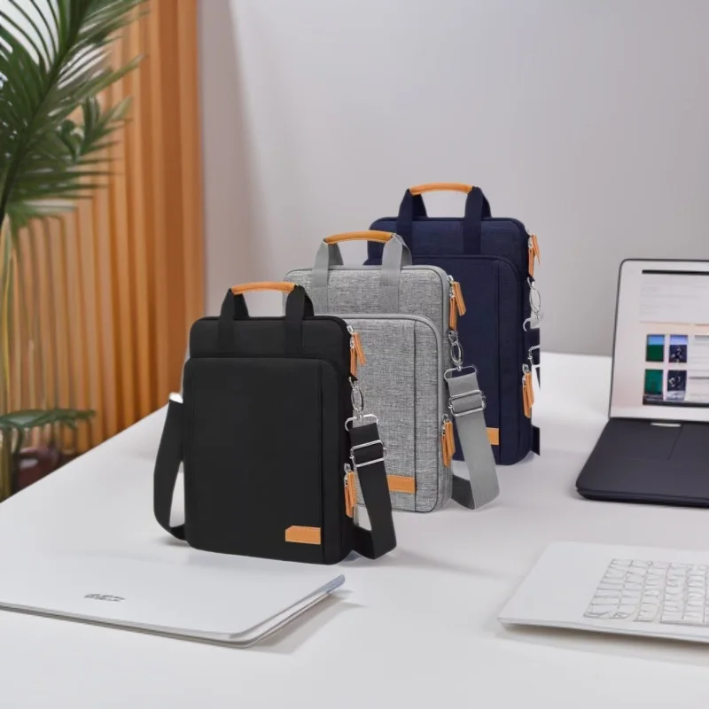 

MOSISO 360 Protective Laptop Bag, 15.6 inch Vertical Computer Bag Compatible with MacBook Pro 16 inch with Shoulder Strap