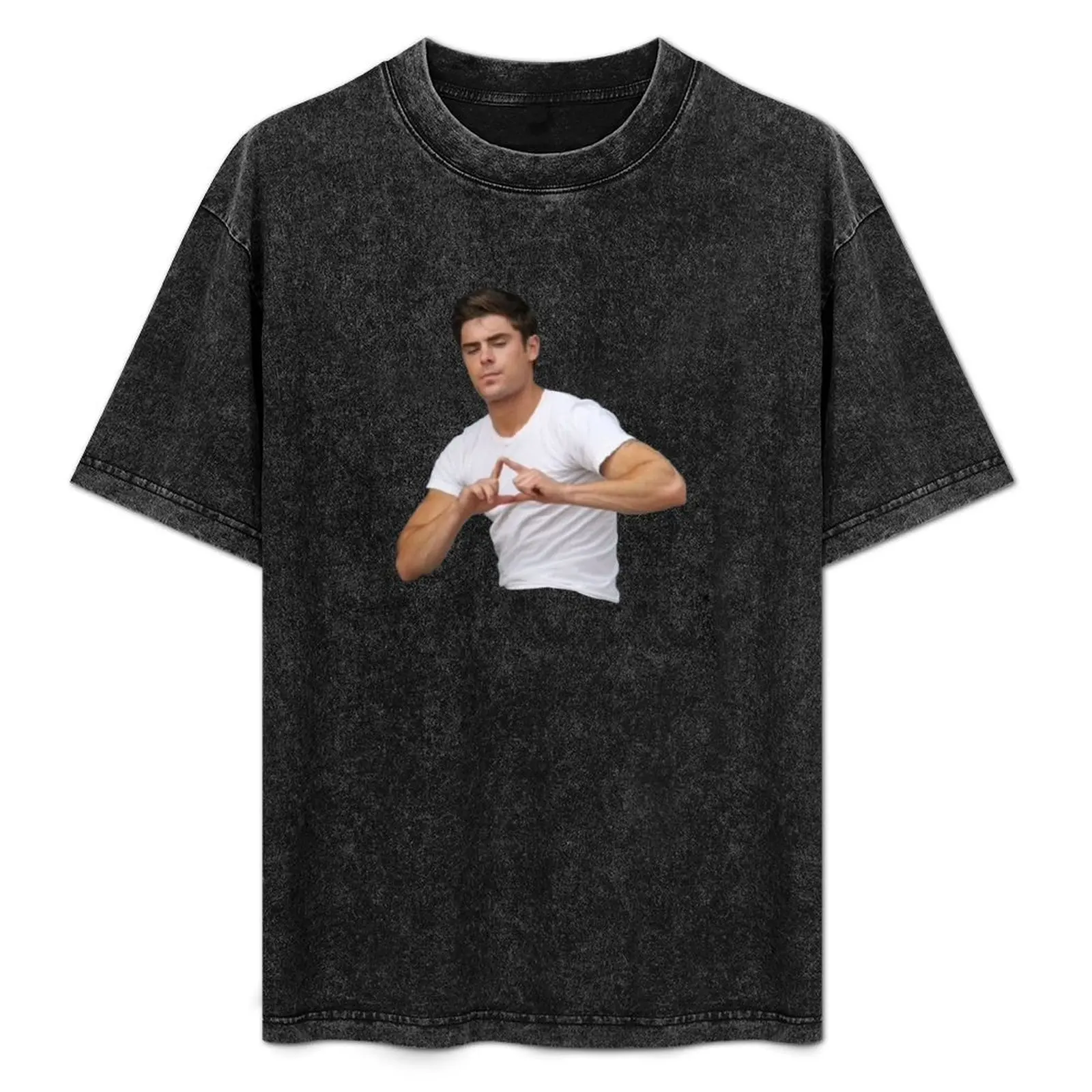 Zac Efron Tri Delta T-Shirt vintage for a boy summer clothes sublime mens t shirts