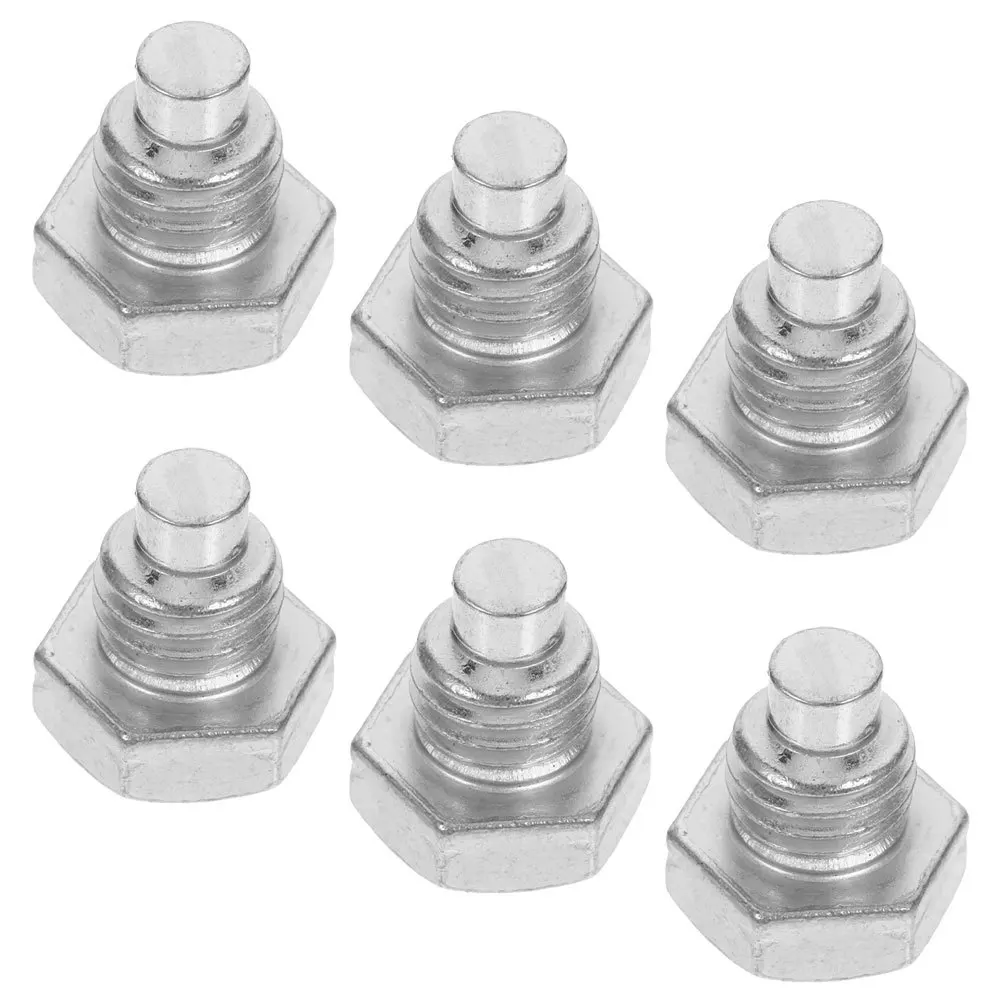 

6Pcs Horizontal Jack Handle Screws Iron Material Floor Jack Replacement Parts Fast Repair Kit for Automotive Heavy Machinery