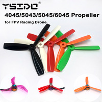 1Pair 4045 5043 5045 6045 3 Blades CW CCW Propeller for GEMFAN 2205 2207 2810 2306 Motor Freestyle FPV Drone Quadcopter