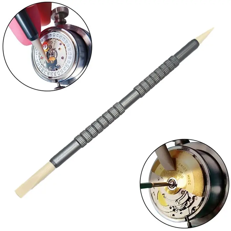 AEE8-Auxiliary Movement Core Clamp Watch Dial Cleaning Pen Watchmaker Watch Repair Tool