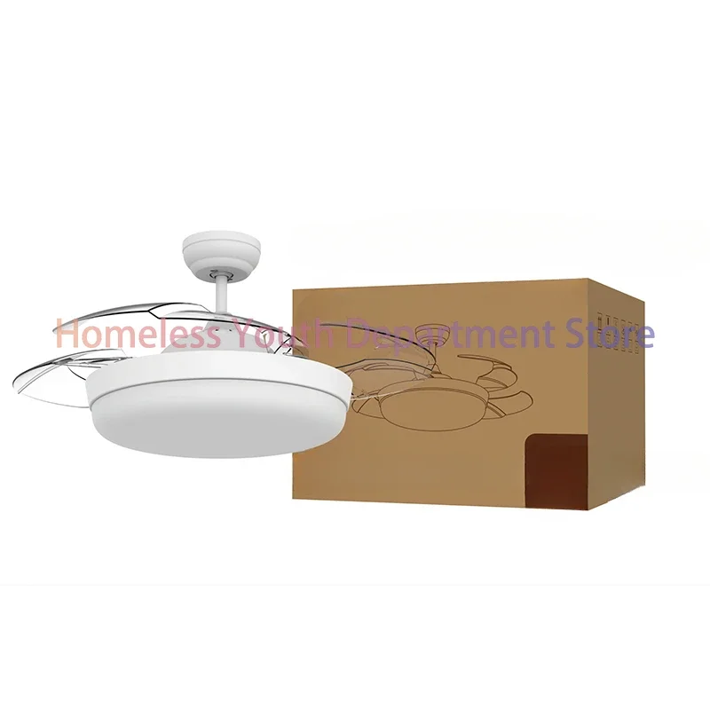 Smart Ceiling Fan Metal Mute Motor Remote Control Dc Indoor Home LED Modern LED Ceiling Fan With Light