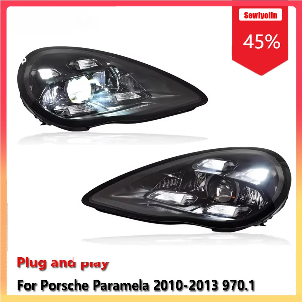 

Car LED Headlight Automobile Parts For Porsche Panamera 970.1 2010-2013 Fog DRL Brake Turn Signal Lamp Plug and Play