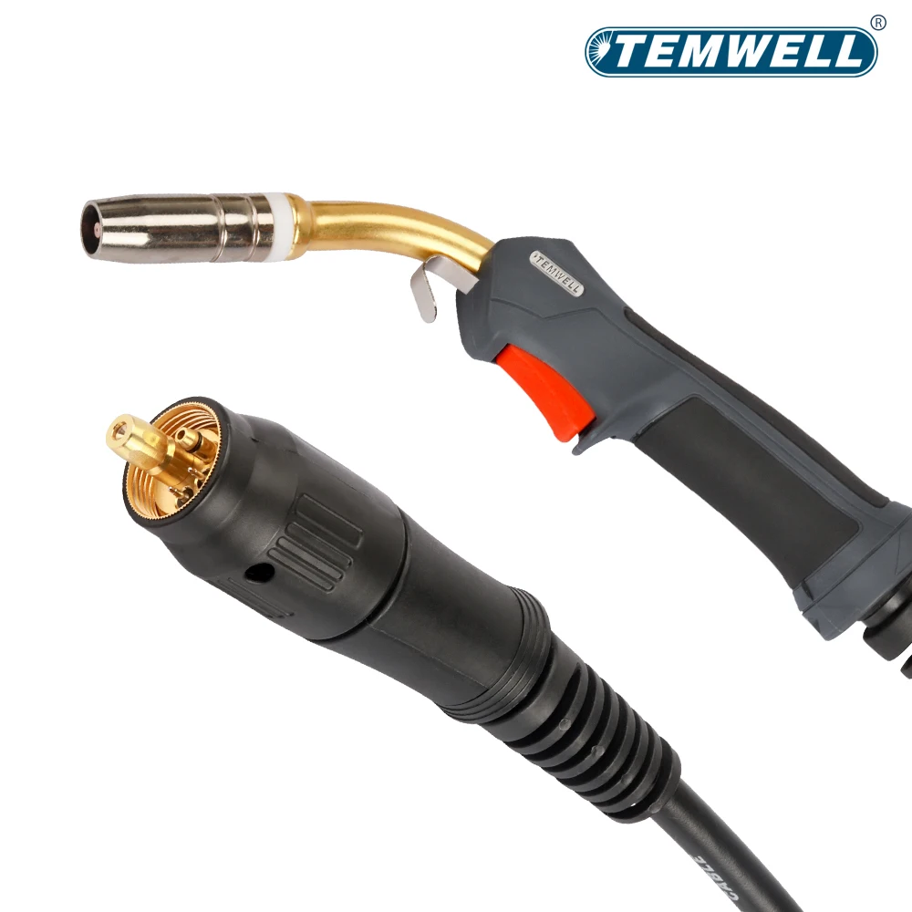 TEMWELL High quality 25AK Gas Shielded Welding Torch Mig 3M 9.84Ft Co2 Air Cooled Welding Torchset Welding Torch