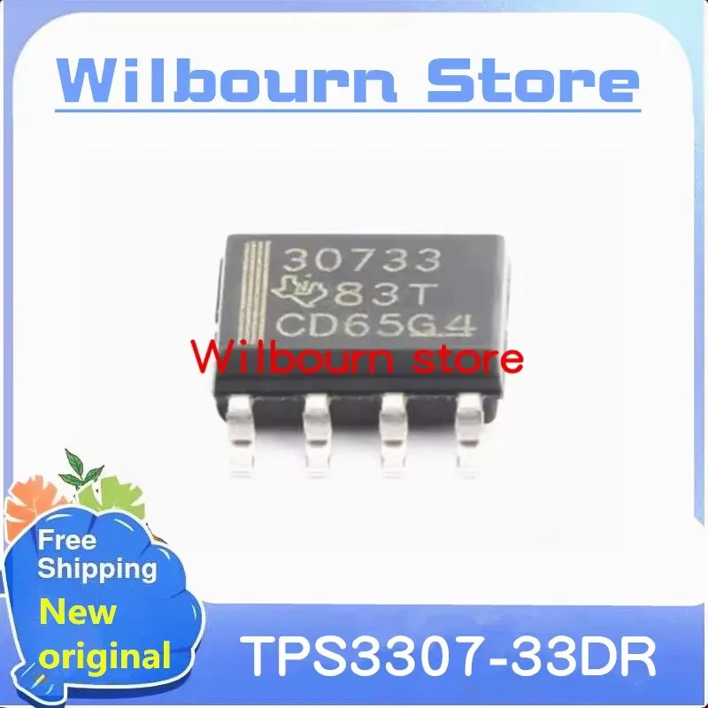 10PCS/LOT TPS3307-18DR TPS3307-18 30718 1.8V TPS3307-33DR TPS3307-33 30733 3.3V SOP-8 Mxsyuan 100% New original