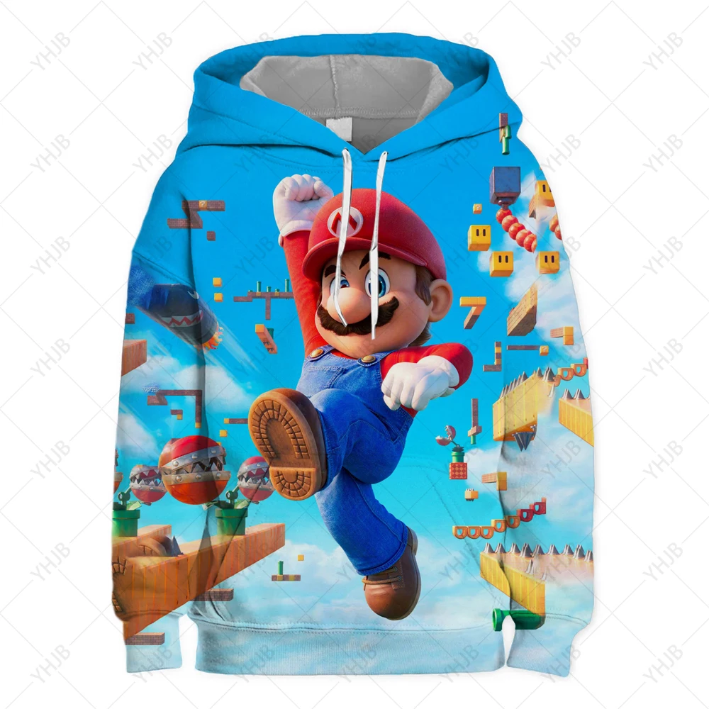 

Fashion Game Marios-bros Hoodies Kids 3D Printed Sweatshirt Long Sleeve Clothes for Teens Boys Girls 4-14Years Child Pullover