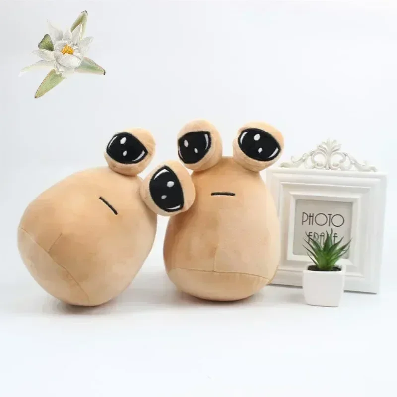 

My Pet Pou Plush Alien Plush Toy New Doll Big Eyes Snail Soft Children's Gift