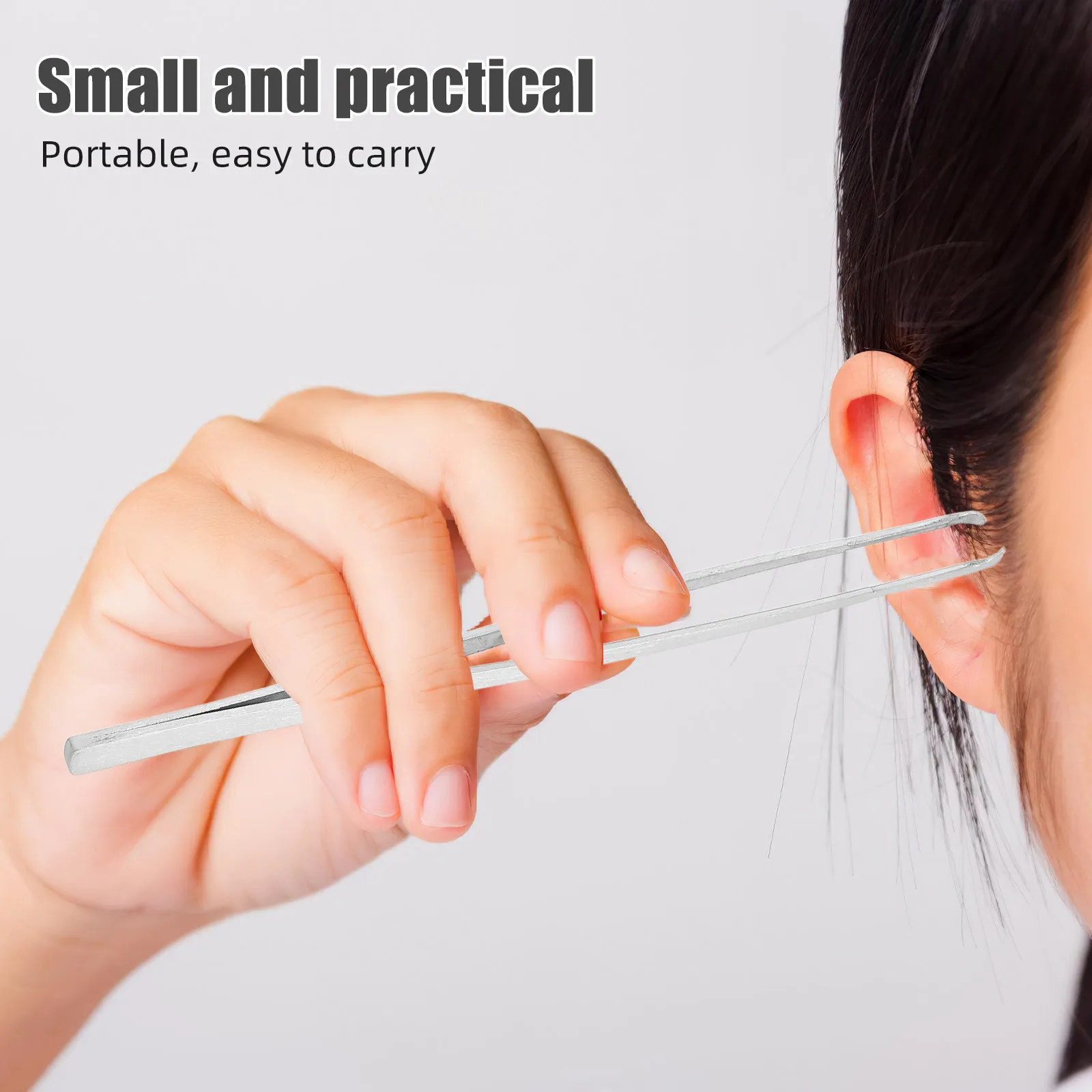 5Pcs Ear Pick Tweezer Earrings Cleaning Kit Ear Removal Tool Stainless Steel Cleaner Tweezers Spiral