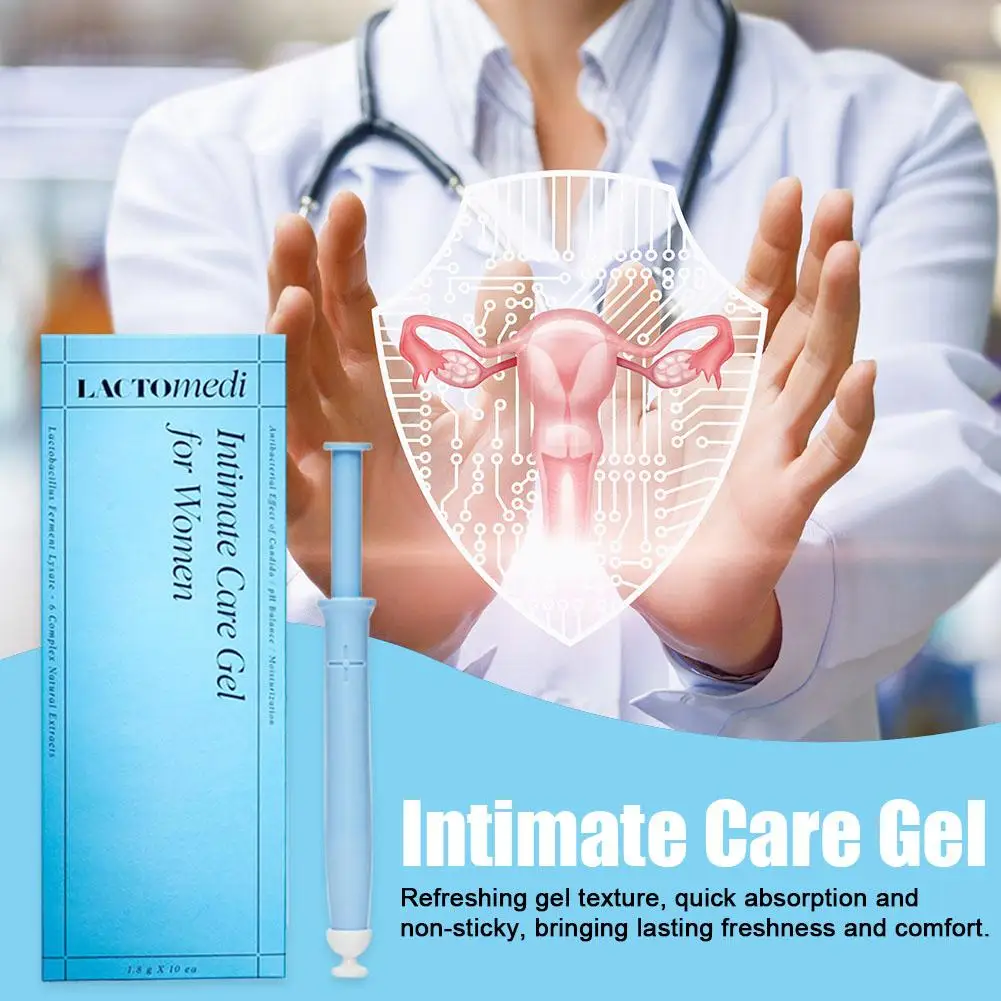 

10Pcs Intimate Care Gel For Women PH Balancing Feminine Wash Antibacterial & Moisturizing Refreshing Gel