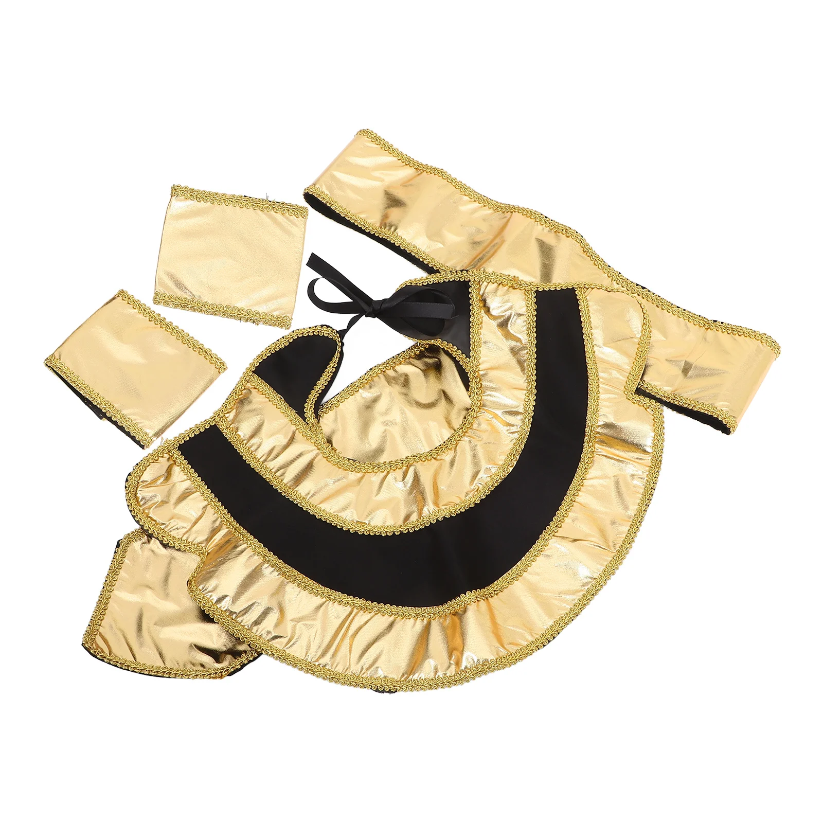 

1Set Egyptian Pharaoh Costume Accessories Exquisite Vintage Design for Halloween Cosplay Party Men King Outfit Role Play