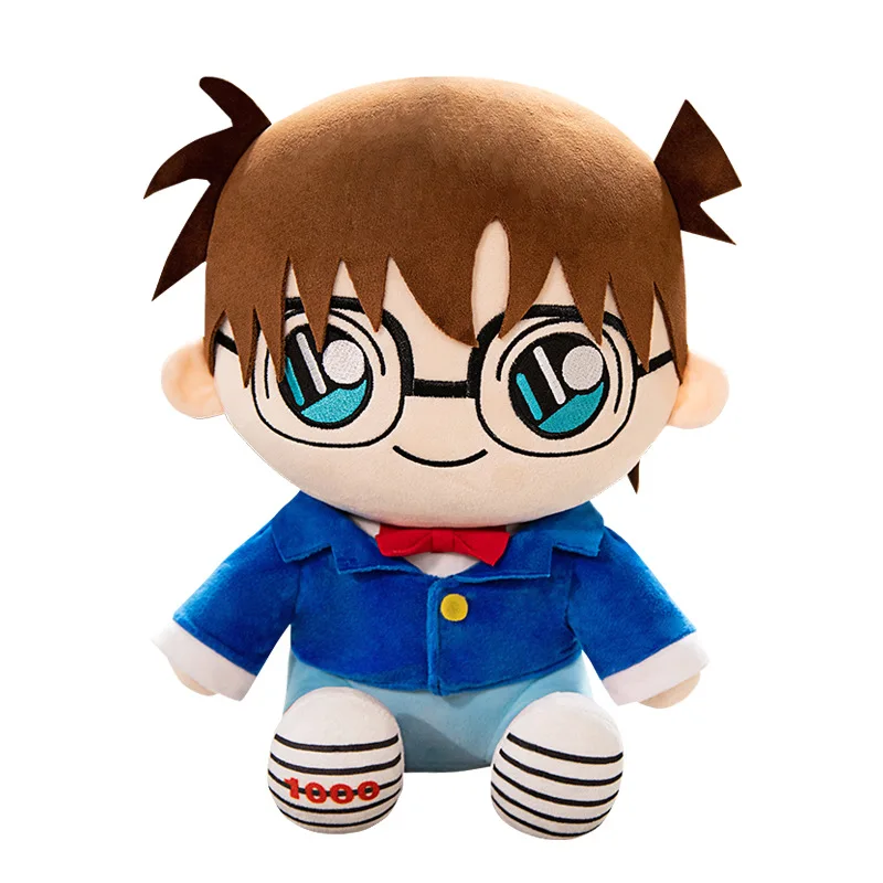 2D Anime Detective Monster Egg Cartoon Plush Toy Collection Doll Grab Machine Figures statue  Boy Doll