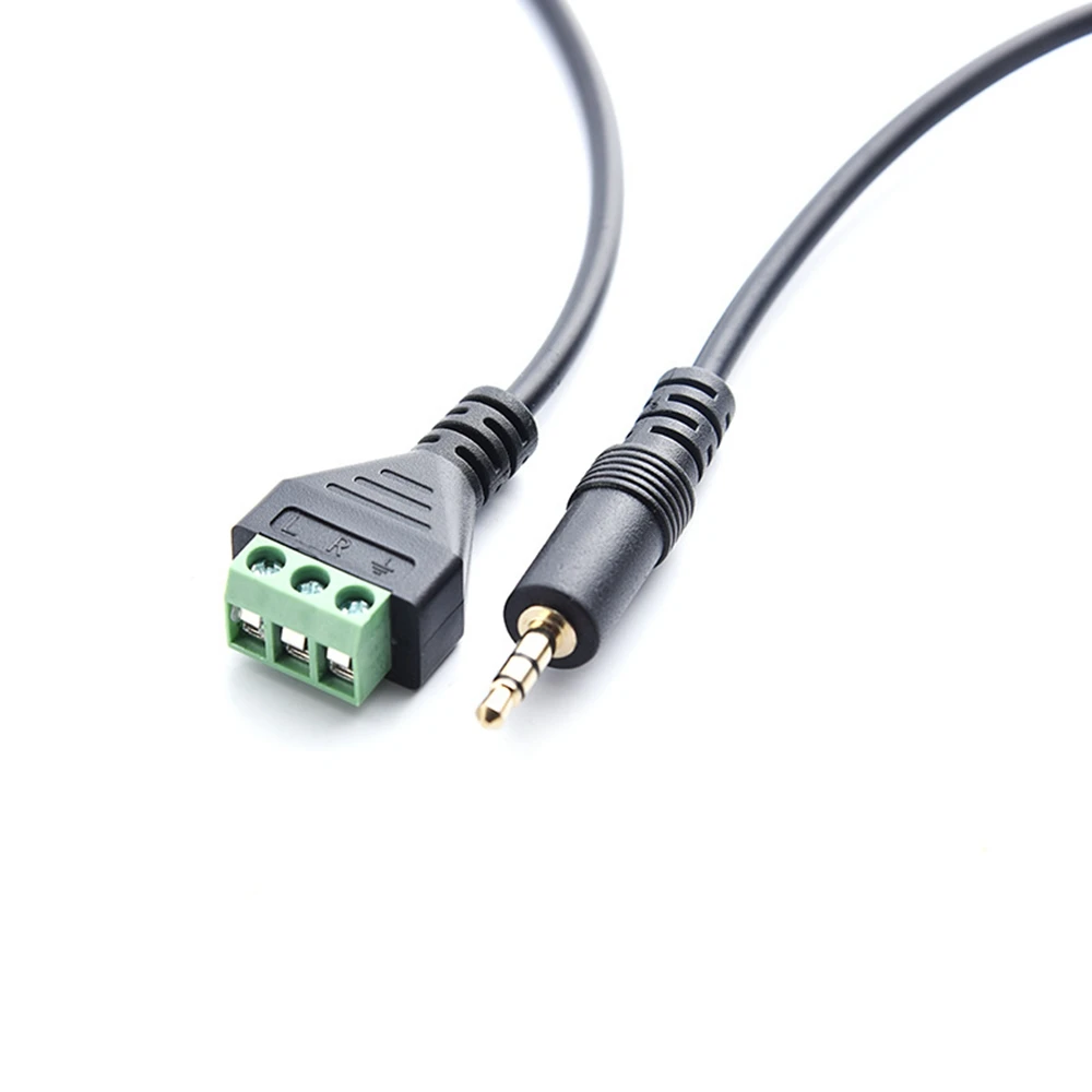 Spina per auricolare audio a doppio canale da 3,5 mm Adattatore terminale verde stereo senza saldatura Placcato in oro senza saldatura