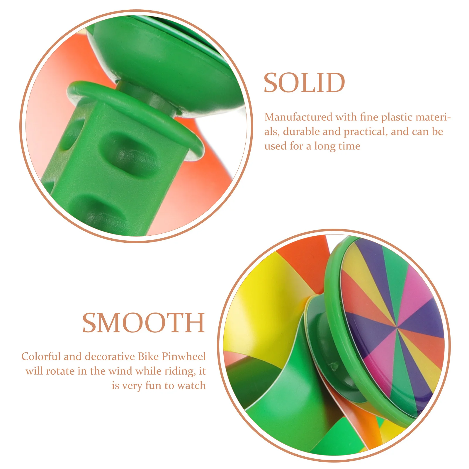 

1Set Scooter Handlebar Tassels Ribbon Pinwheel for Kids Durable Colorful Bike Streamers Decorations Scooter Plastic Tassel