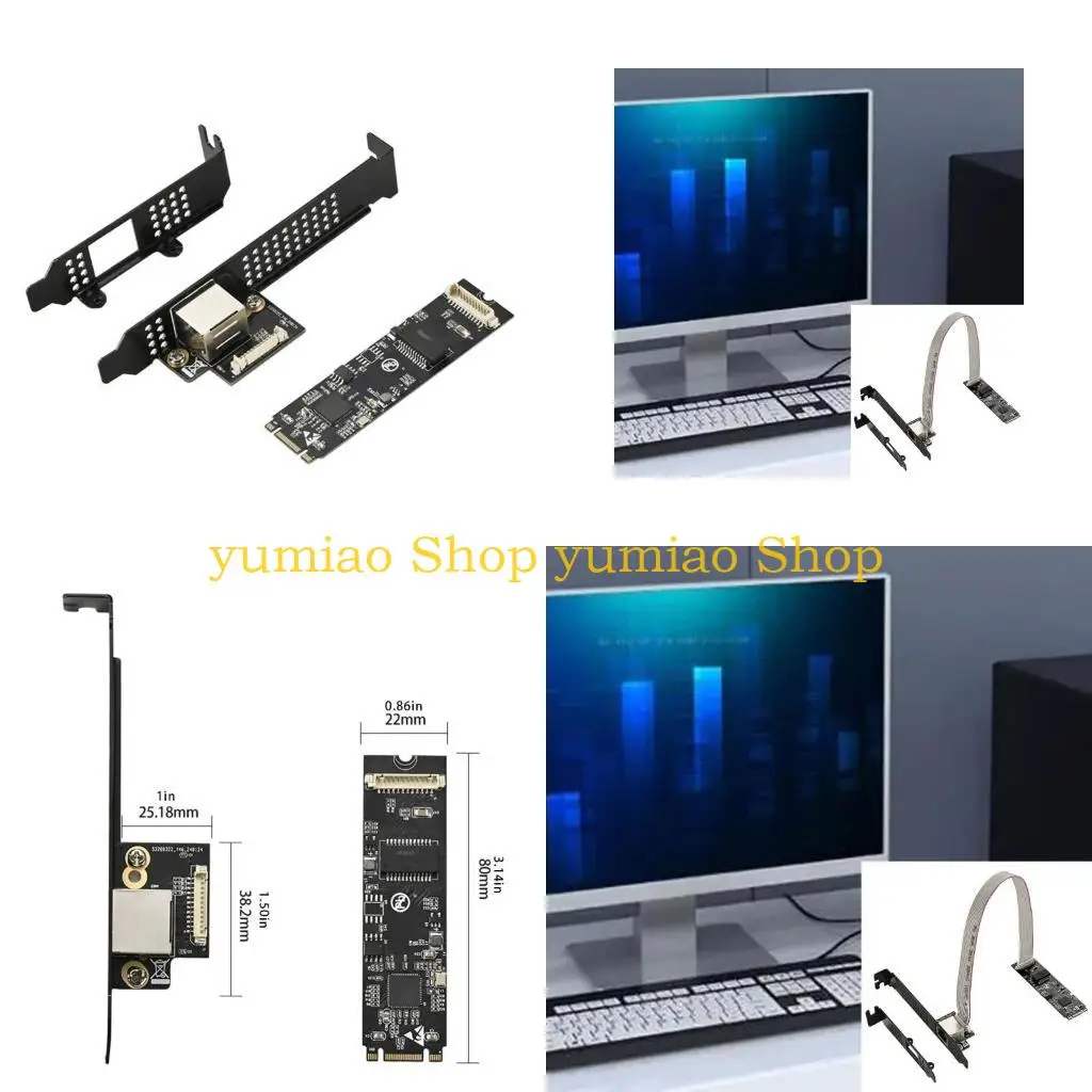 

587B Game PCIE Card 5000Mbps Gigabits Networking Card 10/100/2500/5000Mbps RTL8126