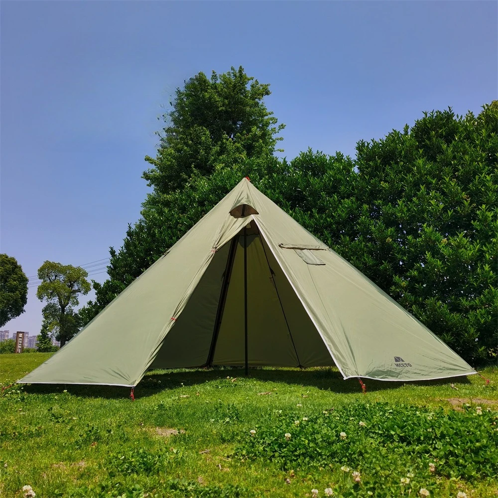 

Tingxue 500 Ten Edge Hornfield Camping Shelter Chimney Firewood Stove Great Pyramid Hot Tent