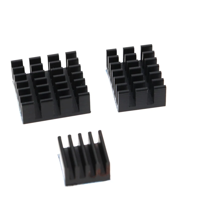TZT For Raspberry Pi 4 Heat Sink 3pcs Raspberry Pi 4B Aluminum Heatsink Radiator Cooling Kit Cooler for Raspberry Pi 4 Model B image 5