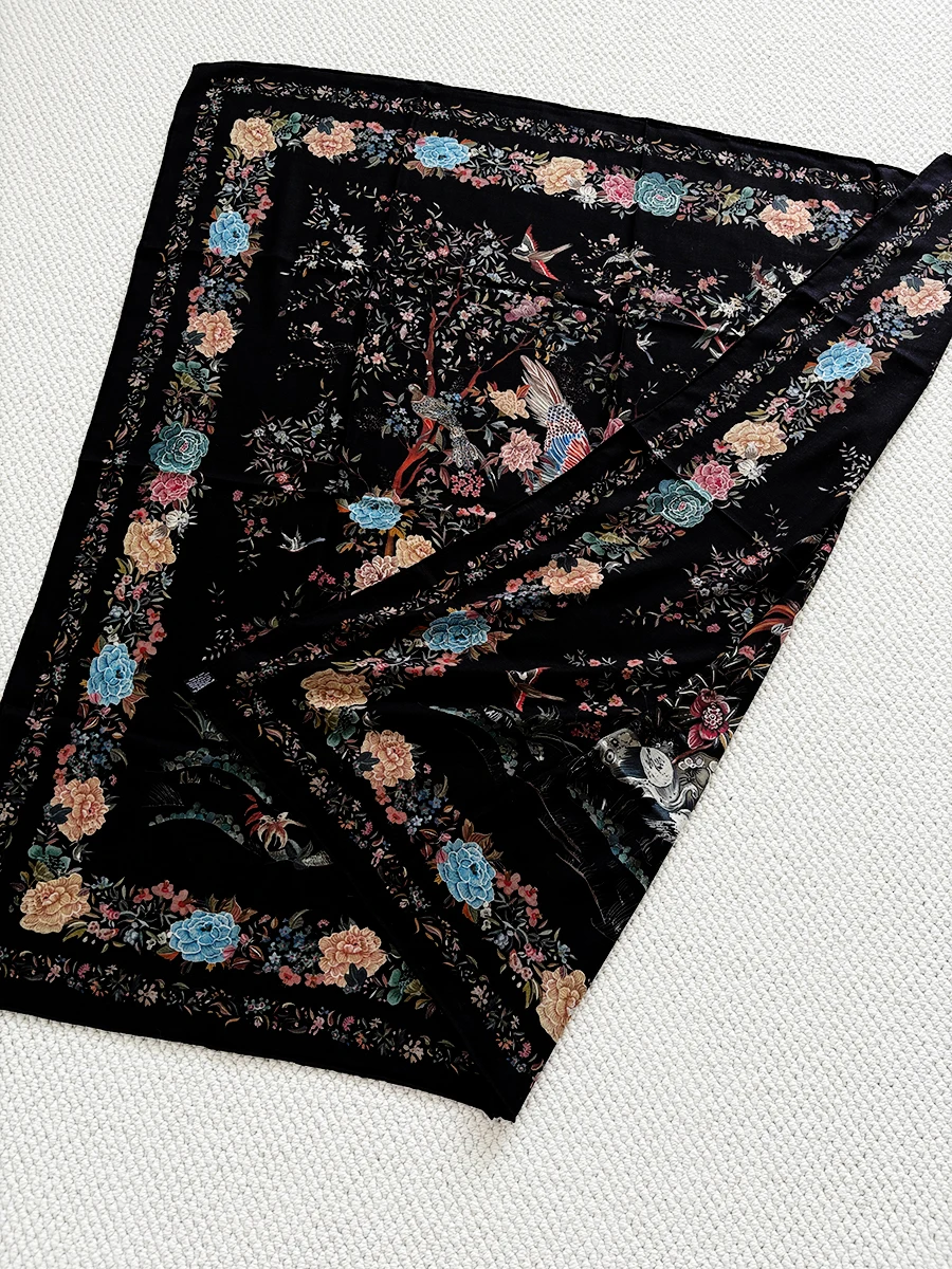 

Winter Large Scarf Luxury Designers Big Shawls Square Bandanas Neck Head Bag Accessories Stole Christmas lover Gift