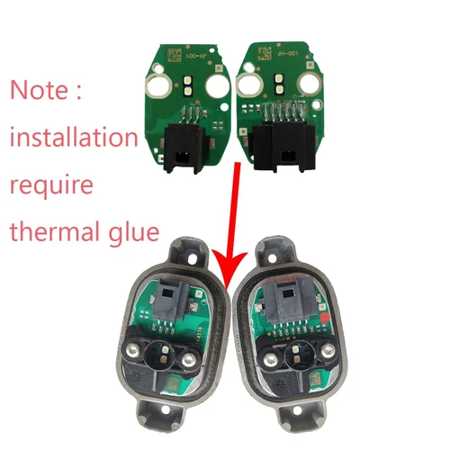 Imagen 2 del producto Placas DRL de ojo de Ángel blanco para BMW 1 serie F20 F21 114d 118d 120i LCI LED módulo de luz de circulación diurna 63117428425