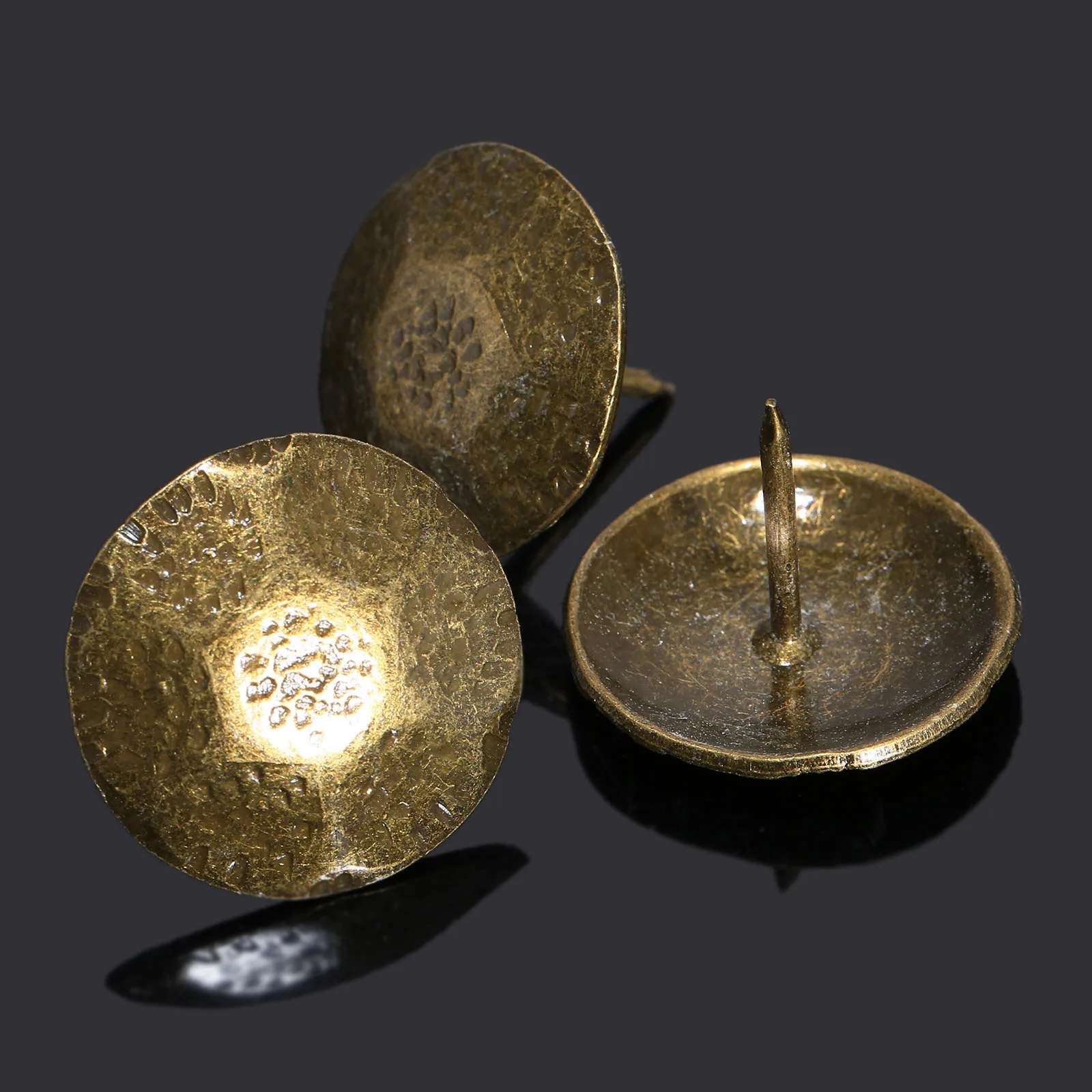 50 sztuk Bronze wzór plastra miodu żelazne gwoździe 26x2 0mm dekoracja mebli Pin tapicerka szpilki szpilki szpilki antyczne pinezka sprzęt domowy