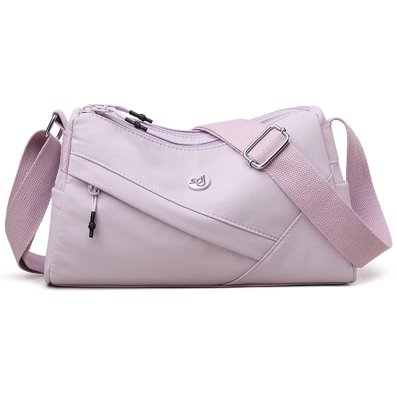 

Foreign trade new shoulder bag lightweight simple fashion portable commuter bag multi-compartment outdoor crossbody shopping bag