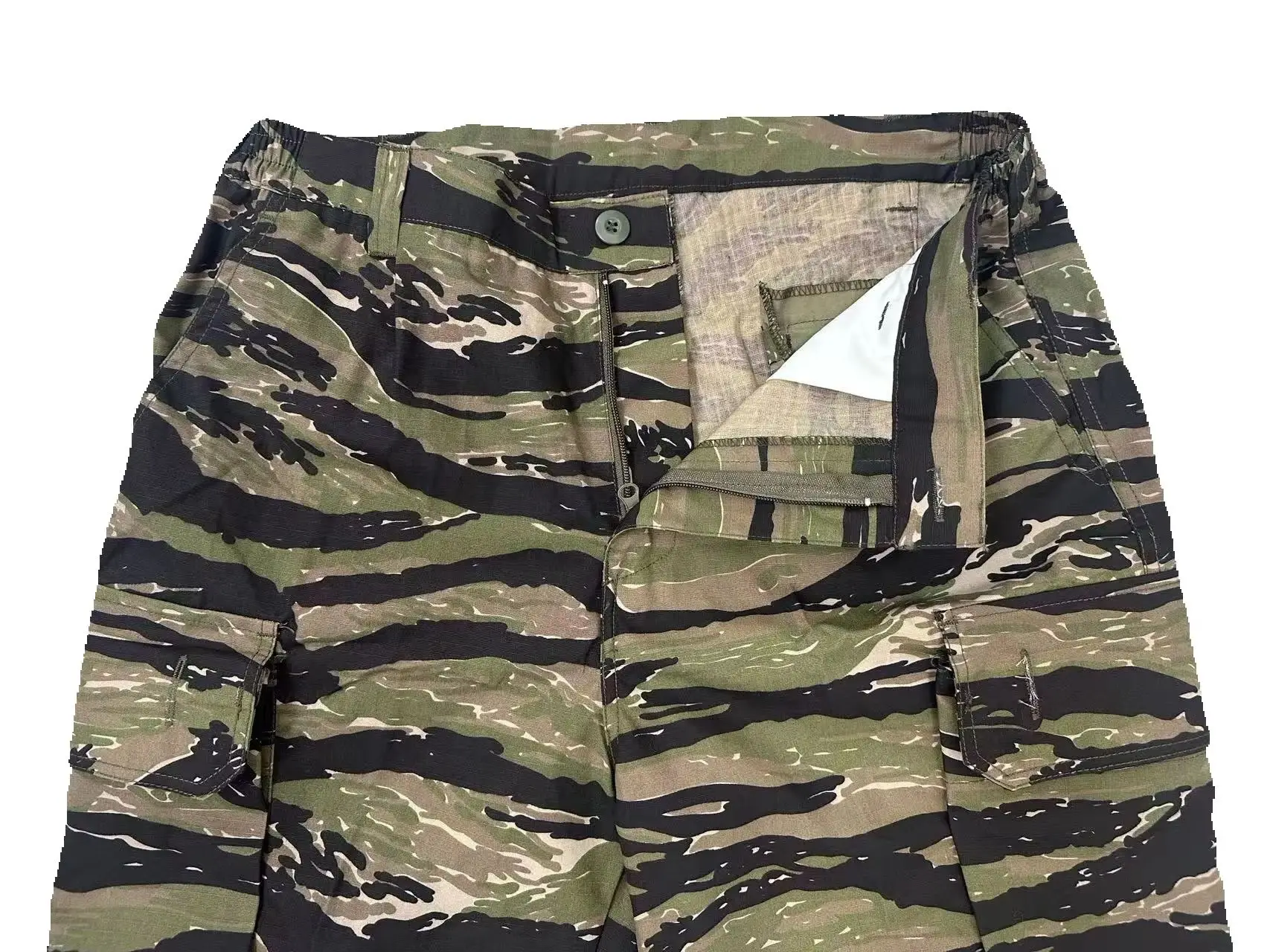 Conghu Jungle Tiger Spot Vietnam War Army Fans Outdoor Oversized Tactical Trendy Shorts CAG Classic view 2
