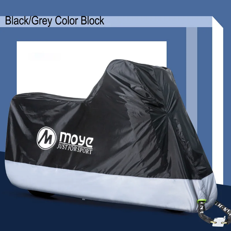 Motorcycle Oxford Rain Cover Rainproof  Electric Vehicle Sunshade Dust Cover Thickened  Protective Rain Motorcycle Cover