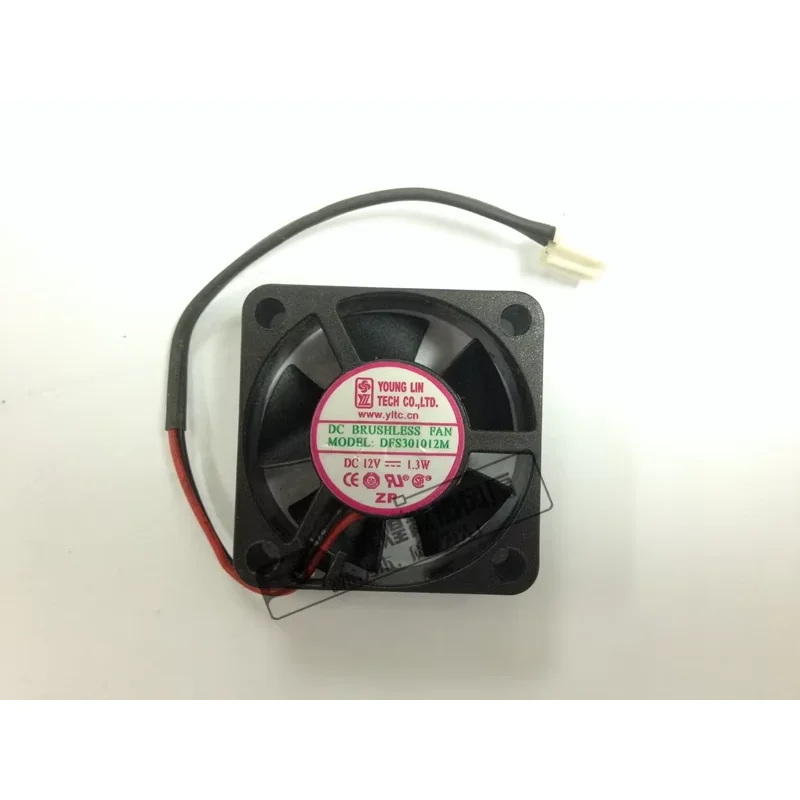 Young Lin DFS301012M Server Cooling Fan DC 12V 1.3W 30x30x10mm