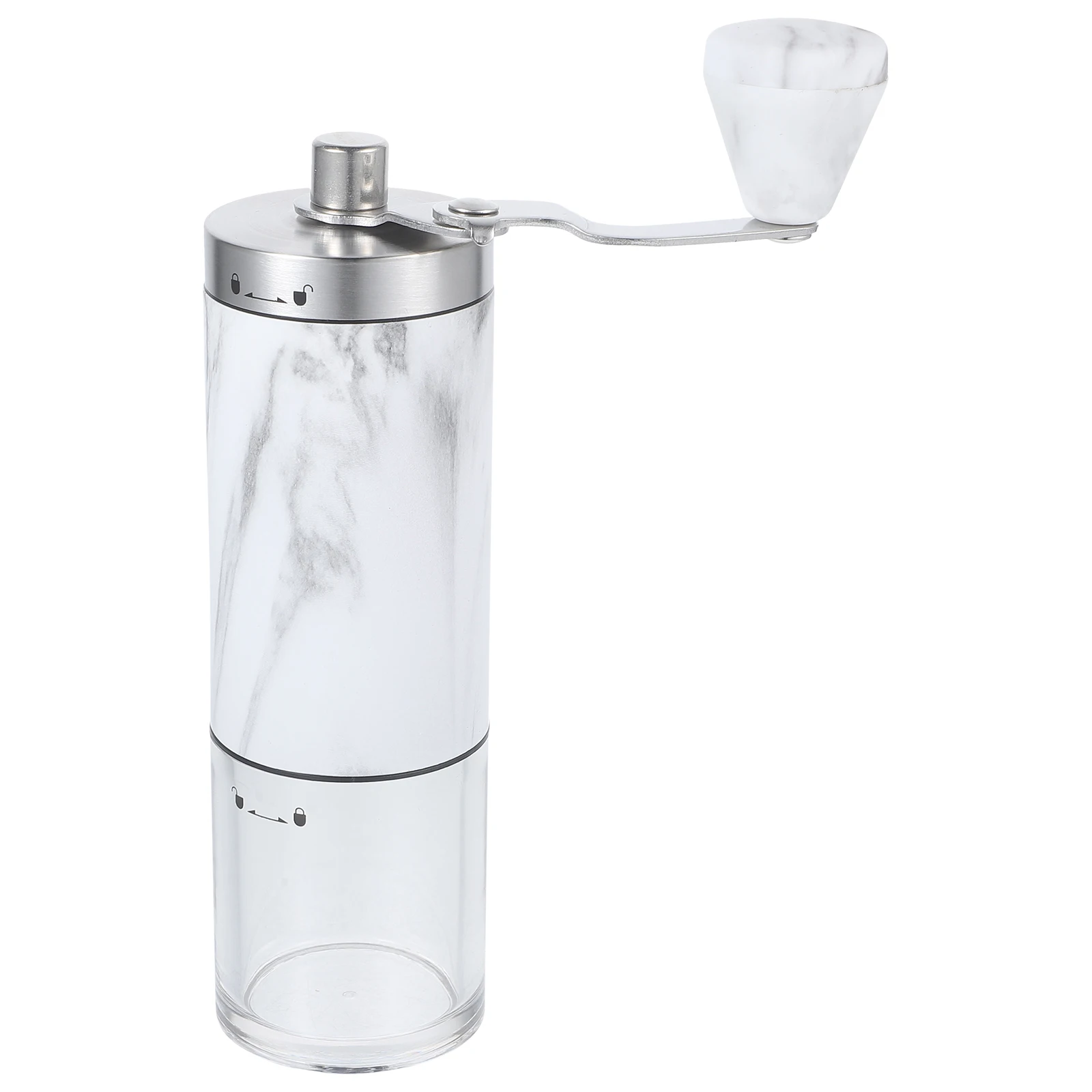 

H Coffee Bean Mill Stainless Coffee Grinder Steel Manual Crank Adjustable Coarseness Portable Camping Kitchen Bar
