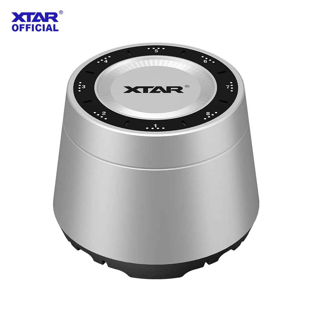XTAR L8 BOX AA/AAA Battery Charger - 8-Slot Fast Charging & Storage Box with Smart LED & Full ProtectionsProtections