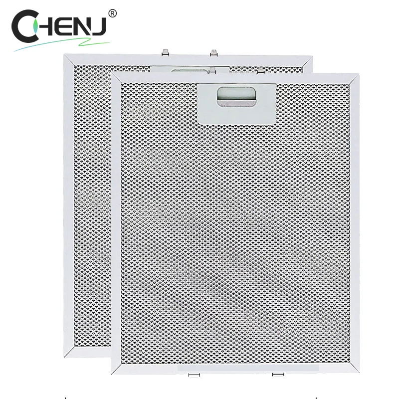 1 Pcs Cooker Hood Filters Metal Mesh Extractor Vent Filter Kitchens Hoods Range Hood Accessories Oil Separation Al Plate