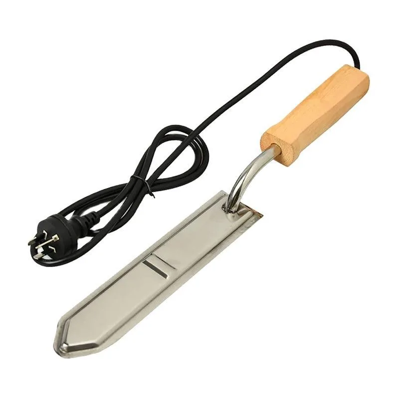 Stainless Steel Multifunctional Beekeeping Tools, Heated Uncapping Knife Z‑Shaped Knife Honey Shovel for Beekeepers