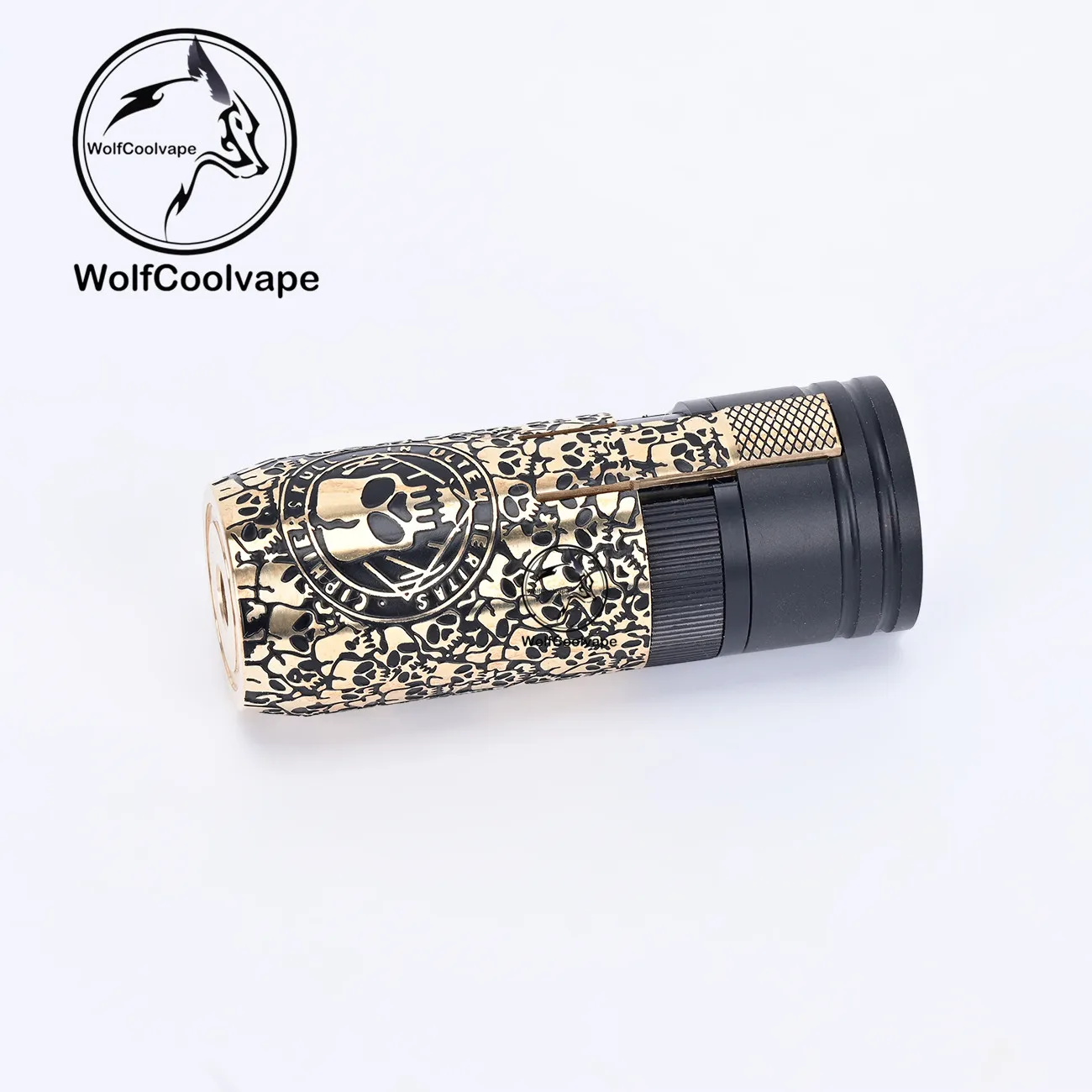Wolfcoolvape MK2 Special Mechanical Mod Brass material vape mech mod 18650 battery Mechanical vape mod