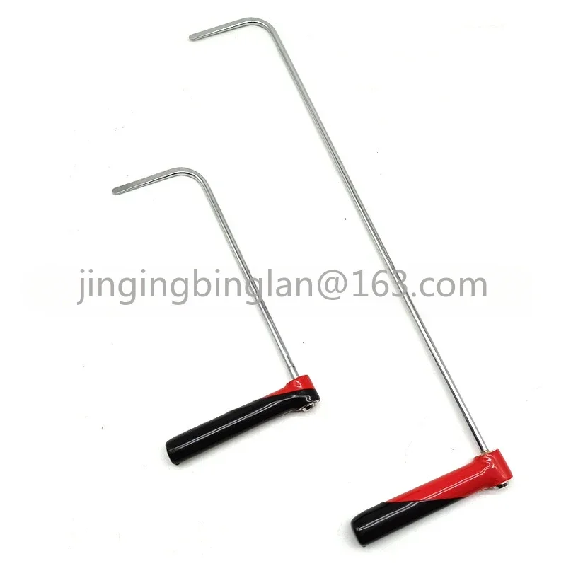 2 pcs Car dent repair tool, rotatable hook body interlayer repair