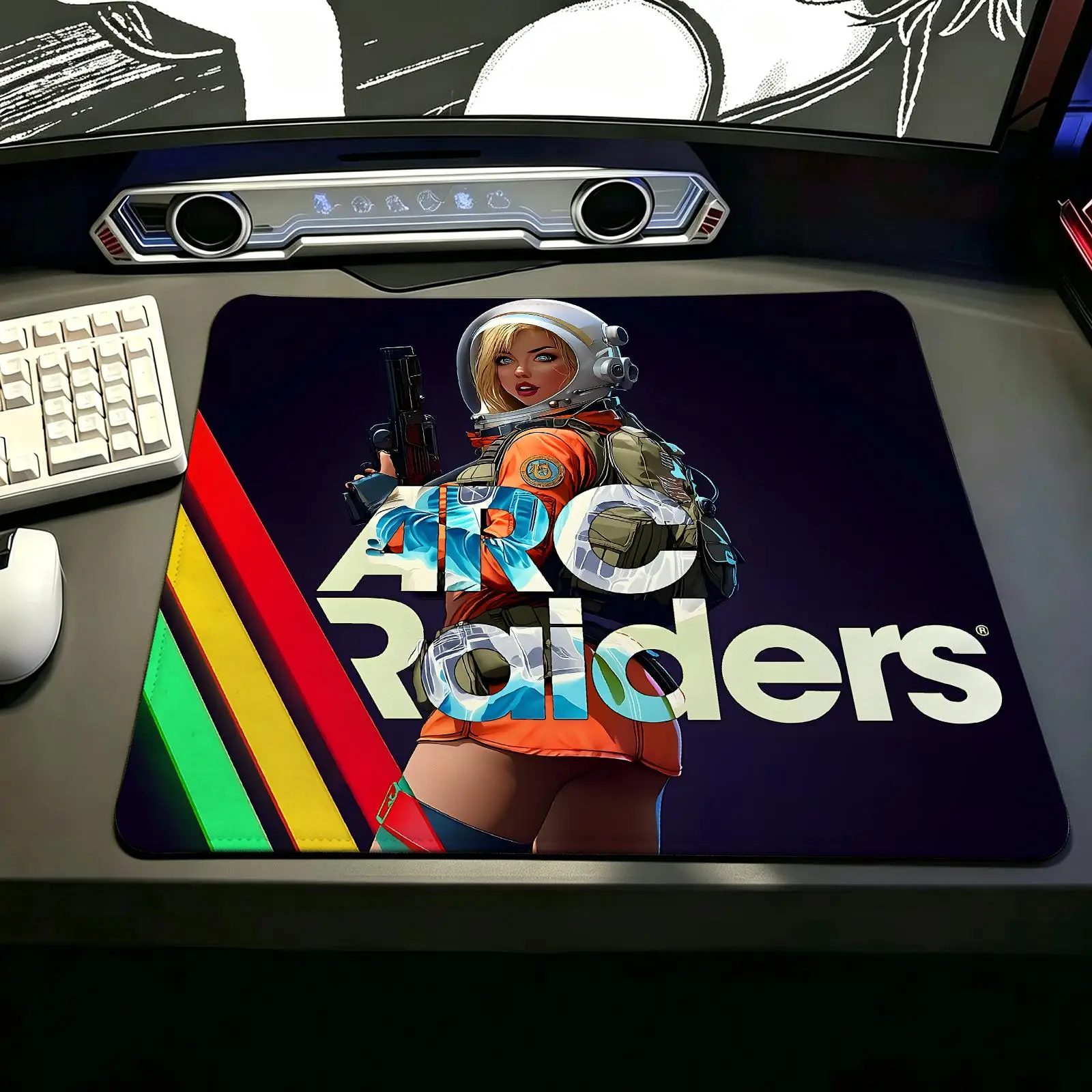 ARC Raiders Mouse Pad  S/M/L Gaming Mat,Reinforced Stitched Edge,Portable Non‑Slip Pad for Laptop Office & E‑Sports Game Play