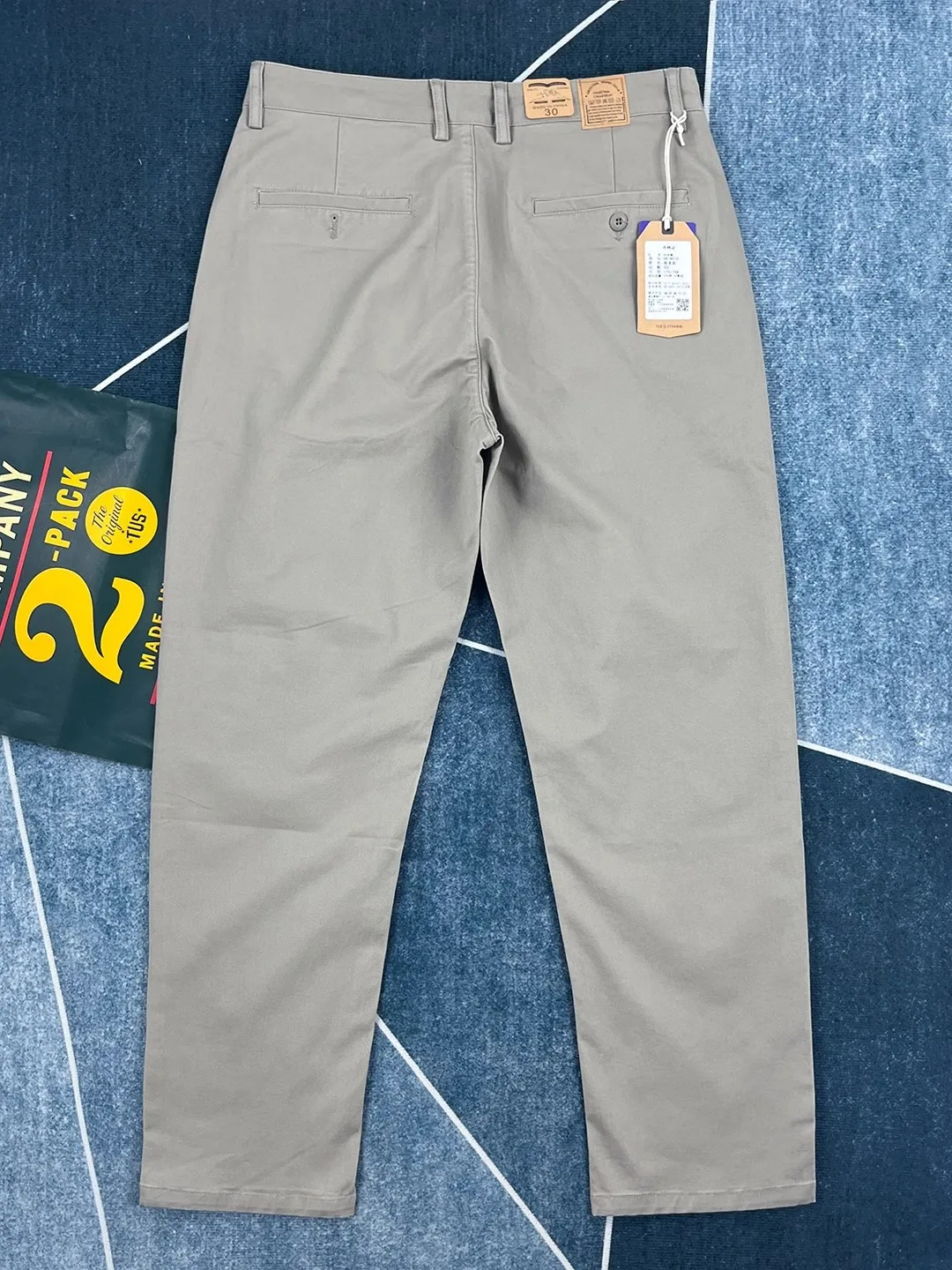 

Высококачественные мужские повседневные брюки из чистого хлопка, прямого кроя, плотные рабочие брюки, простые, универсальные, для офиса, модные, цветные