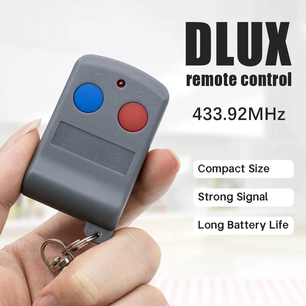1/2/3/5pcs DLUX 433MHz Remote Control Used for Home Security Doors and Garage Doors 8 Dial DIP Switch