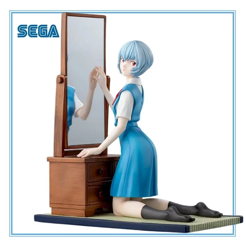 En Stock, Figura Original SEGA NEON GENESIS EVANGELION Ayanami Rei, Modelo de Personaje de Anime, Colección, Decoración de Escritorio, Juguete, Regalo