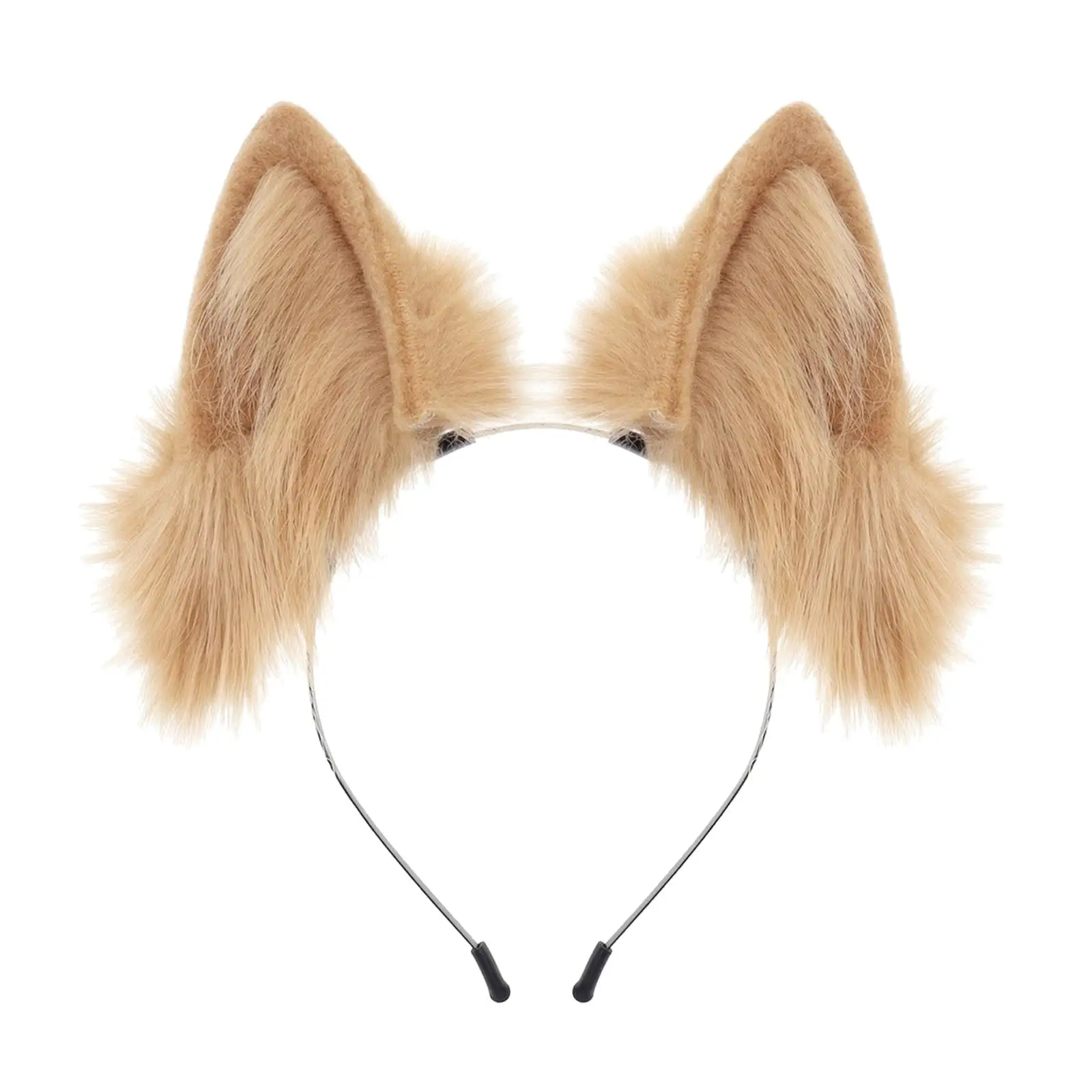 Creature Ears Headband Handmade Faux Hair Ear Headband Cute Hair Accessory for Cosplay Enthusiasts, Festival Goers, Themed